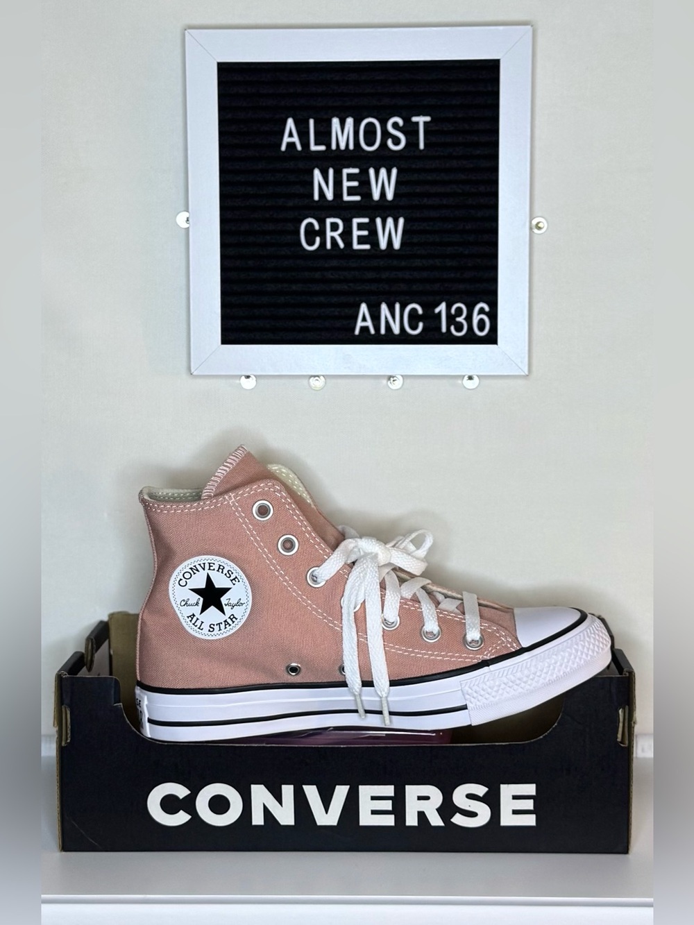 NIB Converse Chuck Taylor All Star High Top Sneakers Canyon Clay Pink Size 6.5